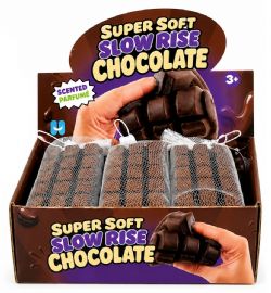 JOUET SENSORIEL ANTI-STRESS SQUISHY - CHOCOLAT 16CM (LEVÉE LENTE)